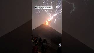 Spectacular Lightning Strike from Guatemala Volcano [upl. by Coussoule825]