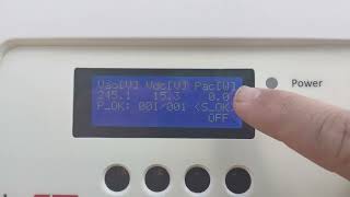 how to operate the screen version of a solaredge HD wave inverter [upl. by Annawik]