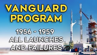 Vanguard Program  All Launches and Failures First US Satellites Historical Footage AI upscale [upl. by Adnam]