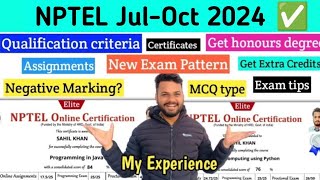 🔴 NPTEL EXAM 2024 NEW FORMAT  Qualification Criteria and Important info about NPTEL EXAM [upl. by Averyl]