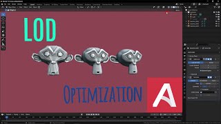 Mesh optimization is Armory 3D  LODs explained armory3d [upl. by Belmonte525]