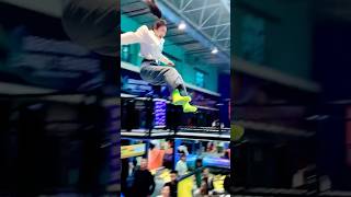 trampoline sports 147 trampoline trampolinetricks funnyshorts [upl. by Winthrop]