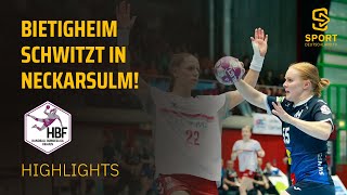 SportUnion Neckarsulm  SG BBM Bietigheim  Highlights  18 Spieltag HBF  SDTV Handball [upl. by Horter91]