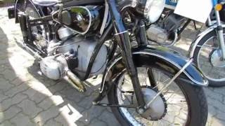 Oldtimer Motorrad  BMW R67 Bj1951 [upl. by Nairrot]