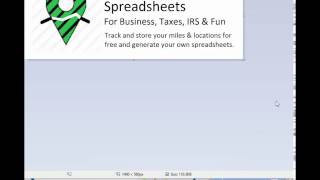 Mileage and Timeline Spreadsheets Location History for Business Taxes IRS and Fun [upl. by Sualkin]