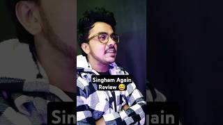 Singham Again Review 🔥🍿 singhamagain shorts singhamagainreview moviereview ajaydevgan movie [upl. by Eilah]