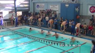 Natación  Santiago Grassi  100 mt Mariposa  Nuevo Record Argentino [upl. by Atsirhcal78]