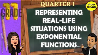 REPRESENTING REALLIFE SITUATIONS USING EXPONENTIAL FUNCTIONS  GRADE 11 GENERAL MATHEMATICS Q1 [upl. by Enitnatsnoc]