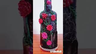 Beautifulampsimple bottle art shortvideo shorts ytshort [upl. by Nylemaj]