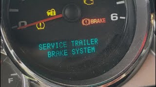 GM “Service Trailer Brake System” warning message OMG 🤬 [upl. by Grani74]