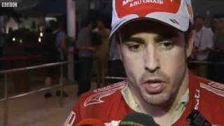 Fernando Alonso Comments After Losing World Championship In Abu Dhabi 2010 [upl. by Eiluj]