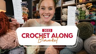 2023 Crochet Along TemperatureSampler Blanket [upl. by Nena194]