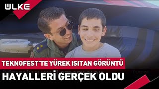 TEKNOFESTte Yürek Isıtan Görüntüler Görme Engeli Kardeşlerin Hayali Gerçek Oldu [upl. by Harima]