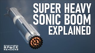 Super Heavys Sonic Booms  Explained [upl. by Yeldahc]