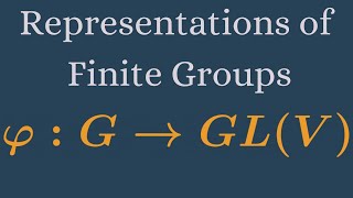 Representations of Finite Groups  Definitions and simple examples [upl. by Bixler]