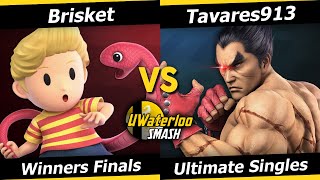 UWaterloo SSBU S23w11 Winners Finals  Brisket Lucas vs Tavares913 Kazuya [upl. by Fernanda]