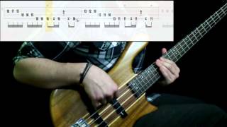 Red Hot Chili Peppers  Dark Necessities Bass Only Play Along Tabs In Video [upl. by Stalder731]