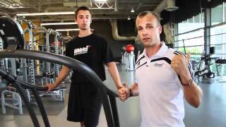 Improving Running Technique with the Curve Manual Treadmill  Part2 Using the Curve [upl. by Lindholm11]