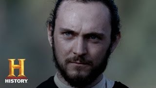 Vikings Athelstan Delivers King Ecberts Message Season 2 Episode 9  History [upl. by Odrawde]