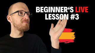 Lesson 3  Beginners course for the Spanish with Qroo Paul community [upl. by Akenahc]