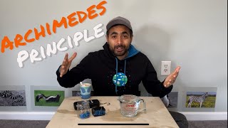 Archimedes Principle Demo [upl. by Uehttam]