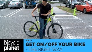 How to get on and off a bike The right way [upl. by Trent879]