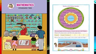 Std 2nd Mathematics Twelve Months in a Year page no3435 [upl. by Leschen323]