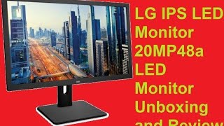 Unboxing New LG IPS LED Monitor 20MP48 19 5inch is Amazing IPS LED Monitor [upl. by Conlon874]