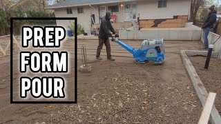 Step by step prep for concrete slabs garage floor and basement [upl. by Rollin]