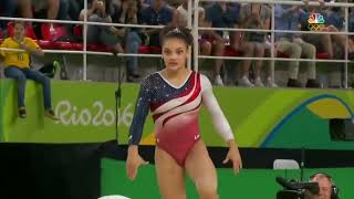 Laurie Hernandez  Floor Routine at the 2016 Rio Olympics [upl. by Pilloff]