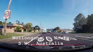 Lets Drive  Wollongong to Nowra SW Australia [upl. by Iidnarb]