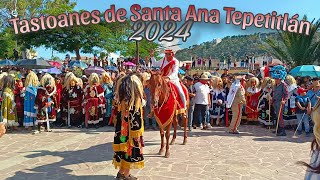 Tastoanes de Santa Ana Tepetitlán 2024  Día 1 09092024 👹🥁 [upl. by Goulden]