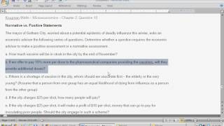 Normative vs Positive Statement Examples  Intro to Microeconomics [upl. by Ellerehc]