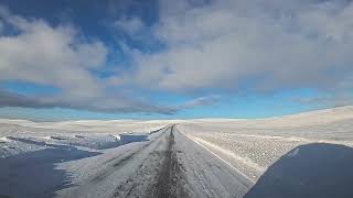 Salita invernale da Honningsvag a Nordkapp [upl. by Gabriellia]