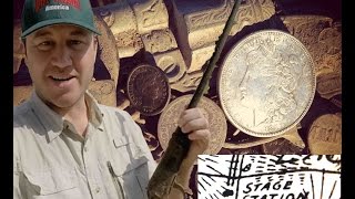 Metal Detecting a Wild West Stage Stop Finding Guns and BIG Silver coins [upl. by Aerdnuahs]