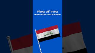 Iraq Flag Animation The Evolution of a Nation in 4K [upl. by Ballou]