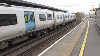 Thameslink Class 700055 Departure Rochester for Luton via Greenwich [upl. by Higgs294]