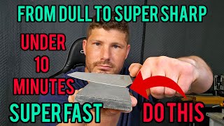 How To Properly Sharpen A Knife In Minutes [upl. by Domeniga]