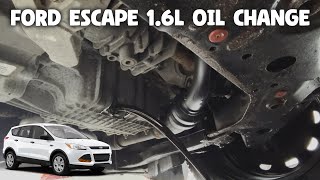 Ford Escape Oil Change 16L Ecoboost 2013  2019 DIY How To [upl. by Karlene]