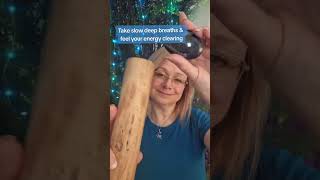 Reiki ASMR to clear stagnant energy Rain stick amp sodalite crystal healing [upl. by Im]