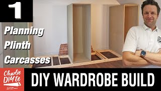 DIY Fitted Wardrobe Build with Basic Tools  Video 1  PLINTH amp CARCASSES [upl. by Ettelorahc]