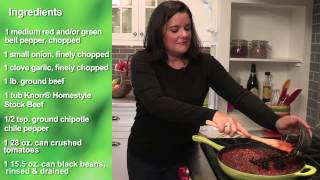 Hearty Beef Chili Recipe  A Simple and Easy Dinner Idea from Knorr® [upl. by Murphy]