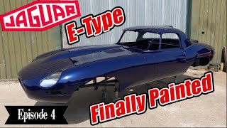 1966 Jaguar EType  Applying The Paint  Final Episode  Ep 4 [upl. by Carmelita]