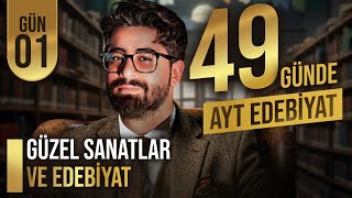 EDEBİYATIN GÜZEL SANATLAR VE BİLİMLE İLİŞKİSİ  KONU VE SORU ÇÖZÜMÜ🔥49 GÜNDE AYT EDEBİYAT KAMPI 2025 [upl. by Krawczyk]