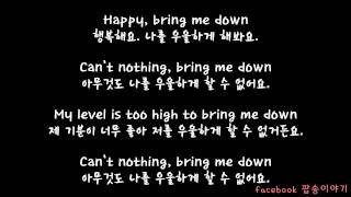 Pharrell Williams  Happy lyrics 한글 자막 해석  번역 [upl. by Wendie898]