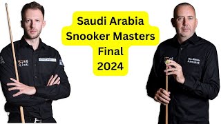 Saudi Arabia Snooker Masters Final judd trump vs Mark J Williams 2024 [upl. by Phyllys]