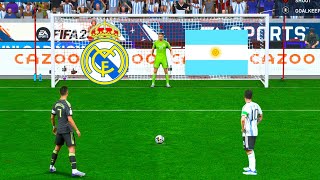 FIFA 23  REAL MADRID VS ARGENTINA I PENALTY SHOOTOUT I FINAL CHAMPIONS LEAGUE 2024 I [upl. by Kirch]