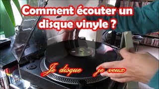 6 Comment écouter un disque vinyle  Tutoriel  Je disque je veux [upl. by Etirugram]