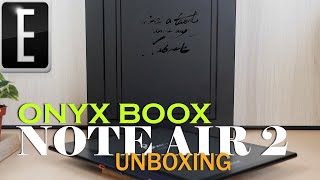 Onyx Boox Note Air 2 Unboxing [upl. by Macegan]