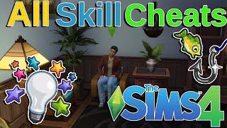 The SIms 4 Skill Cheats Full List and How to Use Them [upl. by Yaras676]